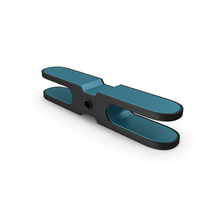 Scifi Mechanical Part Blue PNG & PSD Images