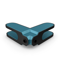 Scifi Mechanical Part Blue PNG & PSD Images