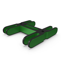 Scifi Mechanical Part Green PNG & PSD Images