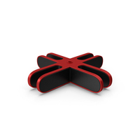 Scifi Mechanical Part Red PNG & PSD Images