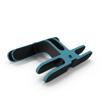Scifi Mechanical Part Blue PNG & PSD Images