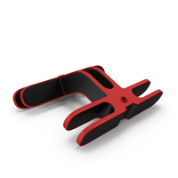 Scifi Mechanical Part Red PNG & PSD Images