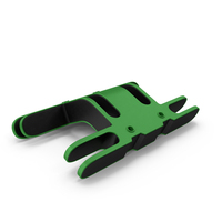 Scifi Mechanical Part Green PNG & PSD Images