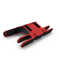 Scifi Mechanical Part Red PNG & PSD Images