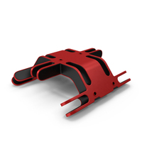 Scifi Mechanical Part Red PNG & PSD Images