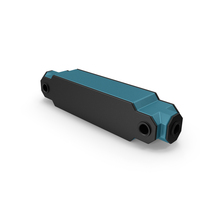 Scifi Mechanical Part Blue PNG & PSD Images
