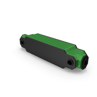 Scifi Mechanical Part Green 17 PNG & PSD Images