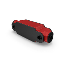 Scifi Mechanical Part Red PNG & PSD Images