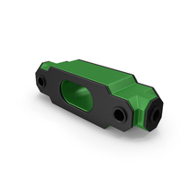 Scifi Mechanical Part Green PNG & PSD Images