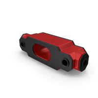 Scifi Mechanical Part Red PNG & PSD Images