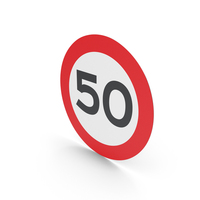 Dutch Speed Limit Sign PNG & PSD Images