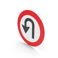 Dutch No U Turns Sign PNG & PSD Images