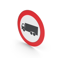 Dutch Sign No Heavy Goods Vehicles PNG & PSD Images
