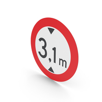 Dutch Height Limit Sign PNG & PSD Images