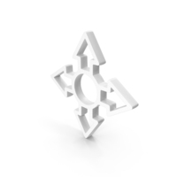 Four Directional Arrows Circle PNG & PSD Images