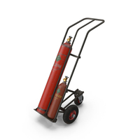 Cart for Gas Cylinder PNG & PSD Images