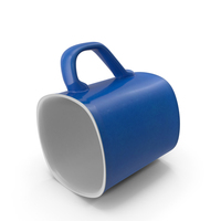 Coffee Mug Blue PNG & PSD Images