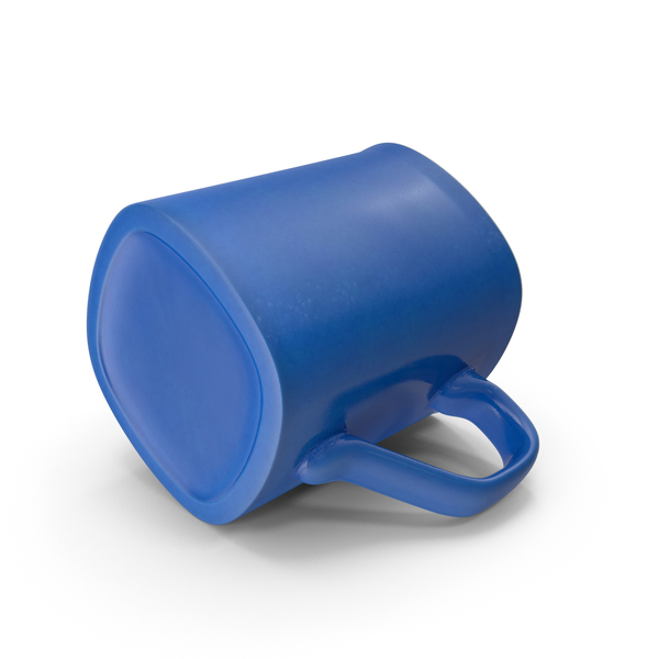 Coffee Mug Blue PNG & PSD Images