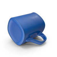 Coffee Mug Blue PNG & PSD Images