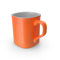 Coffee Mug Orange PNG & PSD Images