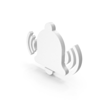 White Bell Symbol PNG & PSD Images