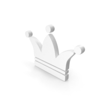 White Crown Icon PNG & PSD Images