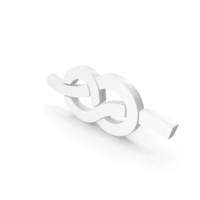 Knot Rope Icon White PNG & PSD Images
