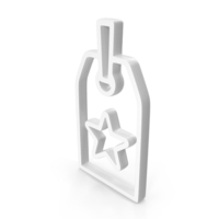 White Tag Outline Icon PNG & PSD Images