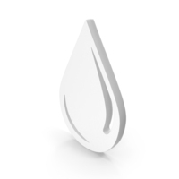 White Water Drop Icon PNG & PSD Images