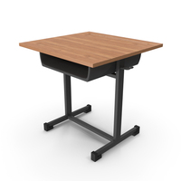 Black School Desk PNG & PSD Images
