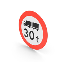 Norwegian Sign Weight Limit For Lorries PNG & PSD Images