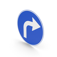 Norwegian Sign Turn Right PNG & PSD Images