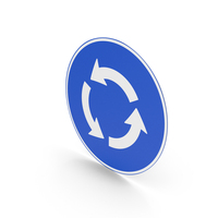 Norwegian Sign Roundabout PNG & PSD Images