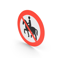 Norwegian No Riders Sign PNG & PSD Images