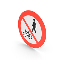 Norwegian Sign No Pedestrians And Cyclists PNG & PSD Images