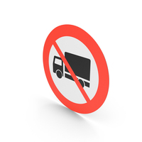Norwegian Sign No Lorries PNG & PSD Images
