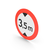 Norwegian Height Limit Sign PNG & PSD Images