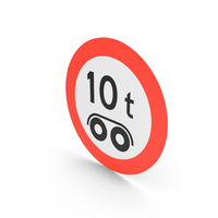 Norwegian Sign Bogie Weight Limit PNG & PSD Images