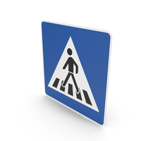 German Pedestrian Crossing Sign PNG & PSD Images