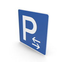 German Sign Parking In The Middle PNG & PSD Images