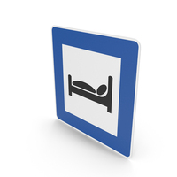 German Sign Motorway Hotel PNG & PSD Images