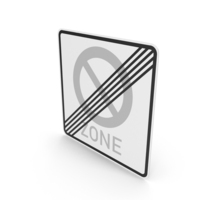 German Sign End Of Restricted Parking Zone PNG & PSD Images