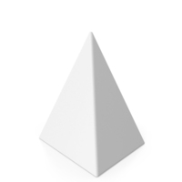 White Basic Pyramid PNG & PSD Images