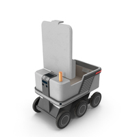 Robot Courier Open Cap PNG & PSD Images