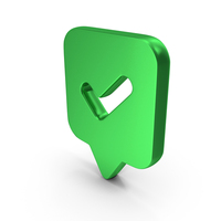 Acceptance Tick Mark Chat Bubble PNG & PSD Images