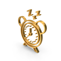 Alarm Clock With Sleep Timer Symbol PNG & PSD Images