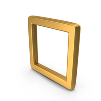 Empty Square Frame Symbol PNG & PSD Images