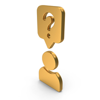 Question Mark Chat Bubble User Web PNG & PSD Images
