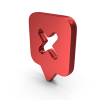 Wrong Mark Chat Bubble Symbol PNG & PSD Images