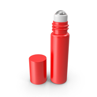 Cosmetic Roller Bottle Red PNG & PSD Images